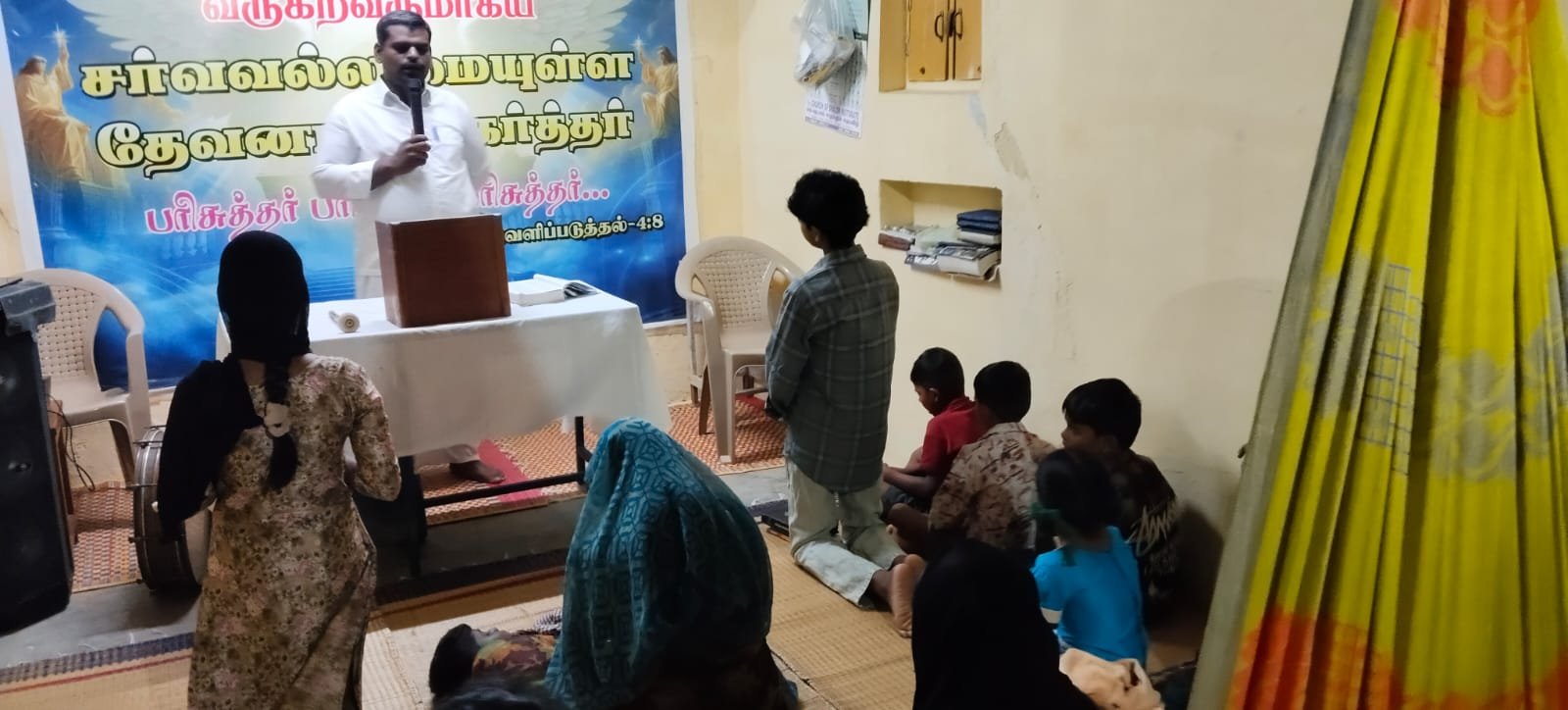 Pastor Stephen Sekar Leading Night Vigil Exhortation